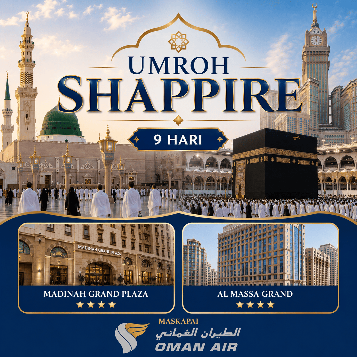 Umroh Shappire 9 Hari
